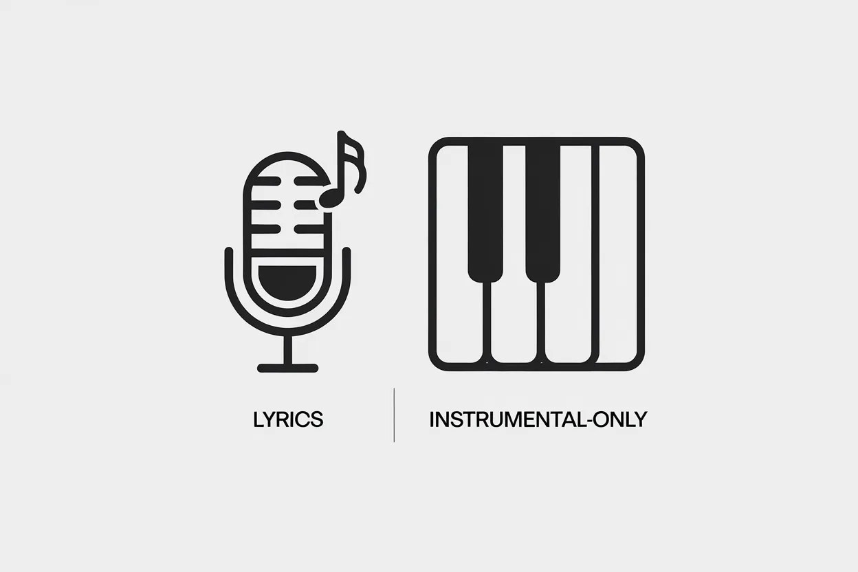 Create Songs with or Without Lyrics